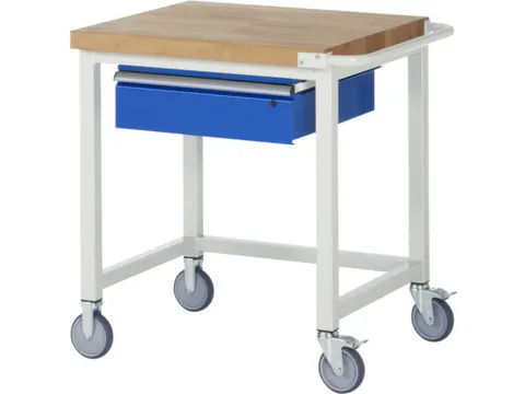 Werkbank 880x750x700mm Beukenhouten Werkblad 1lade