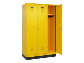 locker,HxBxD 1950x1200x500mm,3vak,vak B 400mm,cil.-slot,sokkel - 2