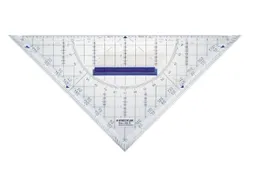 Geodriehoek Staedtler Mars 568 22cm Transparant