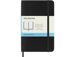 Notitieboek Moleskine pocket 90x140mm dots soft cover zwart