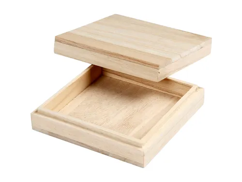 Doos Creativ Company 10x10x3cm hout
