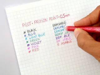 Rollerpen Pilot Frixion Point 0.5mm Fijne Punt Blauw - 3