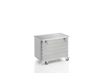Bakwagens Aluminium Deksel En Cilinderslot 200kg 770x990x580mm - 3