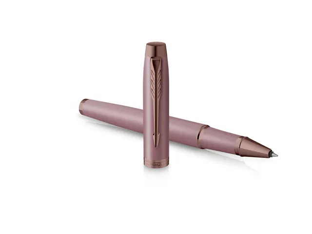 Rollerpen Parker IM Finish Touch Mauve fijn zwart