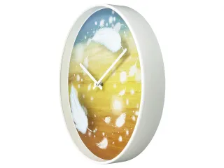 Wandklok Nextime dia 30cm multicolour kunststof Feathers - 4