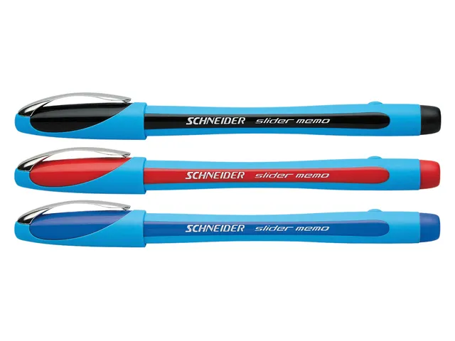 Balpen Schneider Slider Memo Zwart Extra Breed