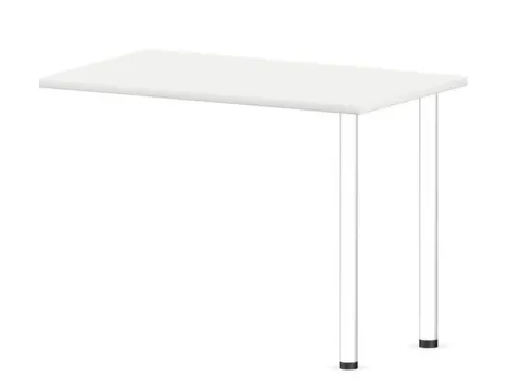 aanbouwtafel,i.h.v.,HxBxD 720-840x1000x600mm,Bl-wit