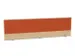 panneau de rehausse,p. table de bureau,NE-érable,BN3012-orange