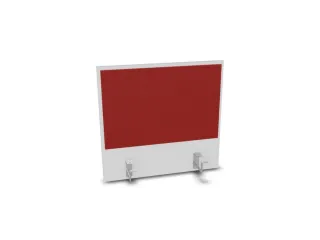 opzetpaneel,v. bureau,aanbouw achter,B 600mm,Bl-wit,BN4011-rood - 1