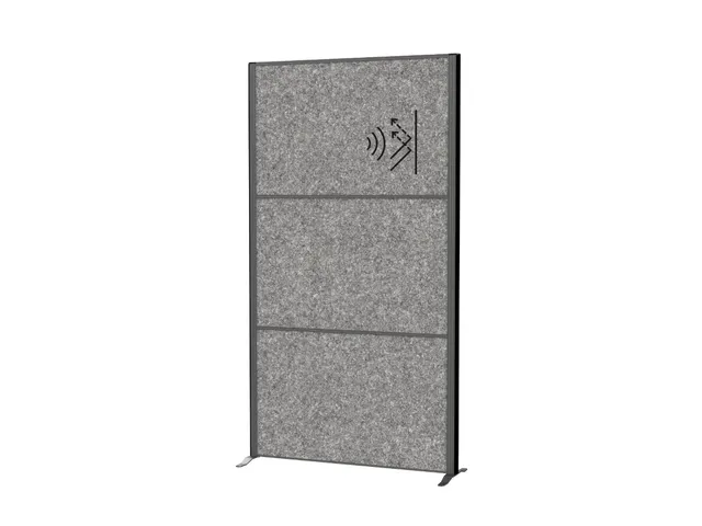 MAULconnecto Scheidingswand Uplight Donkergrijs Akoestisch Antraciet