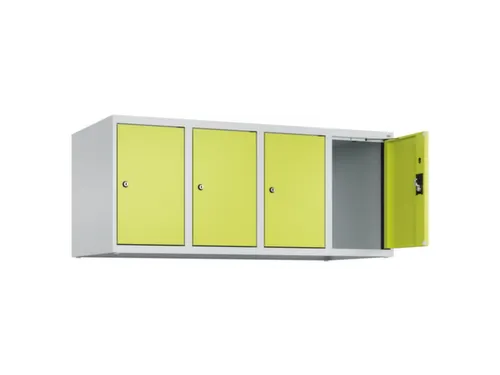 opzetkast,v. locker,4vak.,vak B 300mm,HxBxD 500x1200x500mm