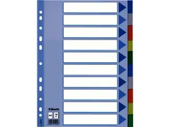 Tabbladen Esselte A4 11-Gaats Pp 10-Delig Assorti