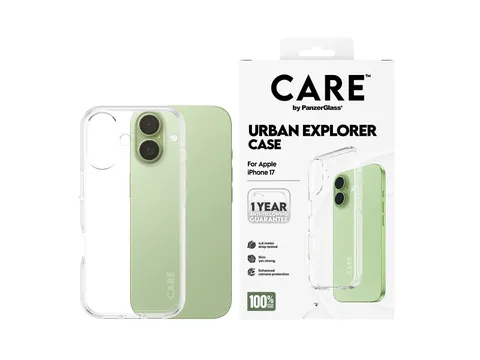PanzerGlass CARE by Urban Explorer Case Transparent iPhone 17, H