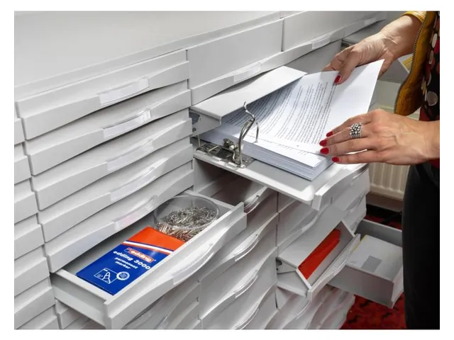 Stapelcassette A6850-101 1 Ordnermechaniek Lichtgrijs