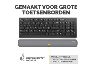 Polssteun Fellowes Breyta grijs 6x47cm - 10