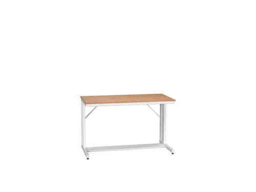 werkbank,HxBxD 930x1500x800mm,multiplexblad,C-voet,RAL7035