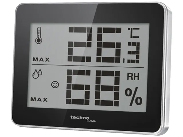 Thermometer Technoline WS 9450 100x81x10mm zwart