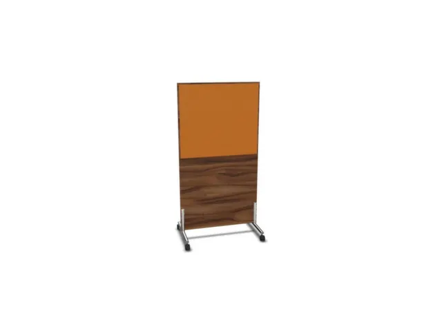 scheidingswand,HxB 1545x800mm,NP-tiepolo nut,BN3005-geel