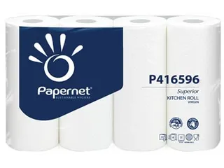 Keukenrol Superior 416596 3-laags wit cellulose 51 vel - 2