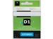 Labeltape Dymo 45020 D1 S720600 12mmx7m wit op transparant - 2