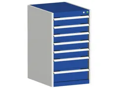 ladekast HxBxD 900x525x525mm 7laden romp RAL7035 front RAL5010