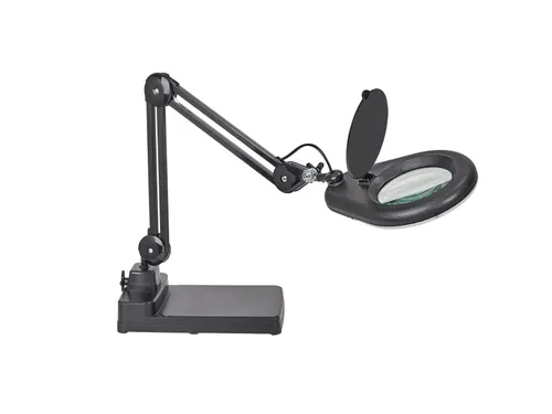 Loeplamp LED MAULviso Zwart met voet