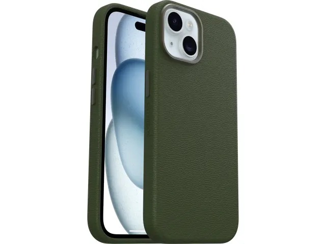OtterBox Symmetry Cactusleer Case iPhone 15 groen