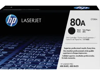 HP 80A Toner CF280A Zwart 2700 Pagina’s Origineel - 1