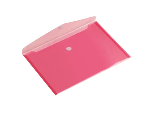 Enveloptas HF2 A5 250x180mm dwars transparant rood