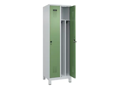 locker voor scheiding van kleding,HxBxD 1950x600x500mm,2vak