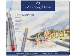 Aquarelkleurpotlood Faber-Castell Goldfaber etui 48 stuks - 2