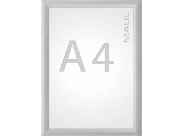 MAUL clicklijst standaard lijst 25mm A4 zilver posterframe