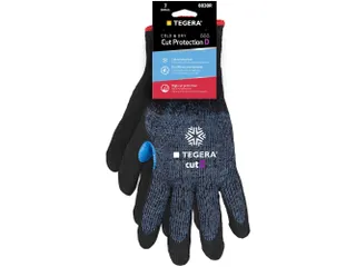 Tegera 8830R koudebestendige handschoenen, zwart/blauw, maat 8, per 6 - 1