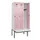 locker met bank,HxBxD 2120x900x815mm,3vak,vak B 300mm,draaigrendel