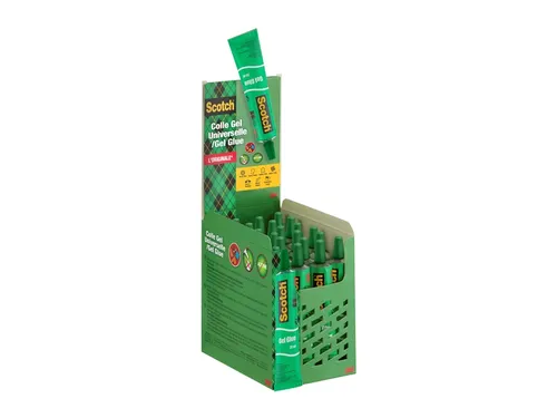 Lijm Scotch gel 30ml display 24 stuks