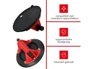 Professionele Zuignap met vacuümpomp max. 120 kg - 5