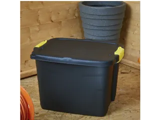 Opbergbox Bankers Box 42 liter met handgrepen robuust zwart - 3