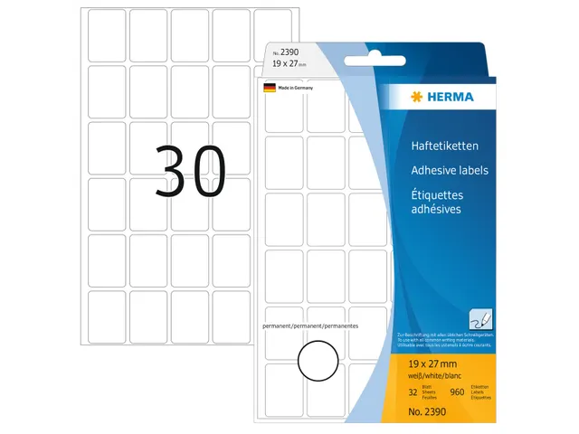 Hanglabel 10x22 mm met draad rood 1000 st