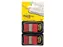 Indextabs 3M Post-it 680 25.4x43.2mm duopack rood
