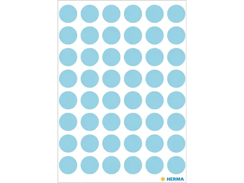 HERMA 1863 Multipurpose etiketten Rond 13mm Blauw 240 stuks