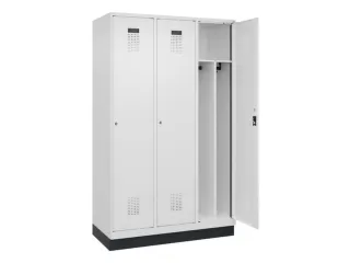 locker voor scheiding van kleding,HxBxD 1950x1200x500mm,3vak - 1