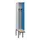 locker met bank,voor scheiding van kleding,HxBxD 2120x300x815mm,1vak