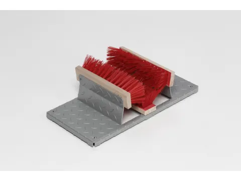 schoenreiniger,v. binnen,HxBxD 170x590x290mm,romp vuurverzinkt