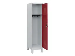 schoollocker,HxBxD 1630x400x500mm,1vak,vak B 400mm,draaigrendel,voeten