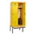 locker met bank,HxBxD 2120x800x815mm,2vak,vak B 400mm,draaigrendel
