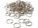 Sleutelring Creativ Company zilverkleurig 25mm 100 stuks
