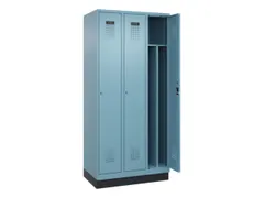 locker voor scheiding van kleding,HxBxD 1950x900x500mm,3vak