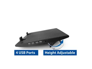 Laptopstandaard ACT 2 standen met ventilator 4-p hub - 7