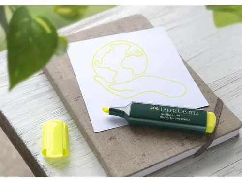 Markeerstift Faber-Castell 48 8 stuks 3xgeel, oranje, rood, groen, roz