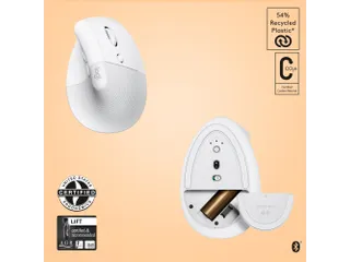 Ergonomische Muis Logitech Lift for Mac Rechtshandig Bluetooth - 6
